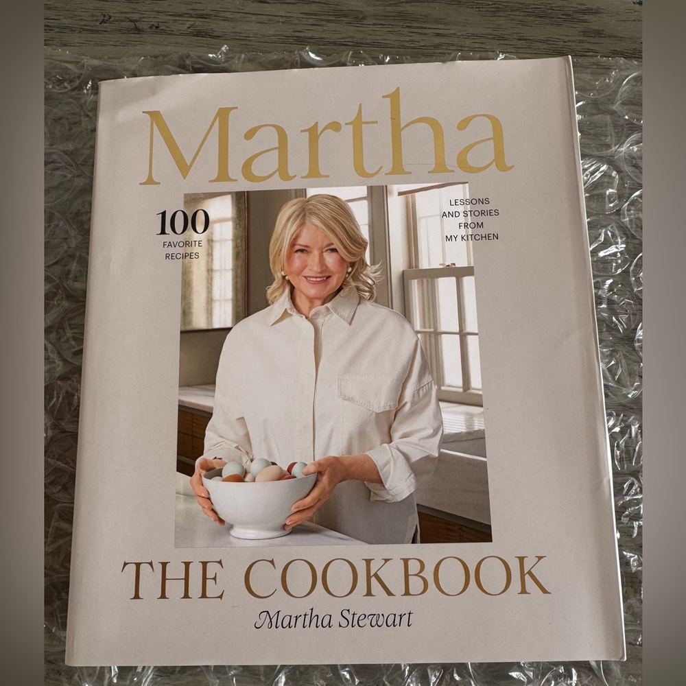 Martha Stewart Signed Hardcover “The Cookbook”